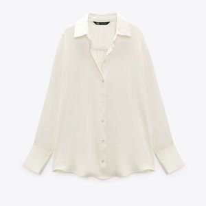 Zara Satin Effect Shirt